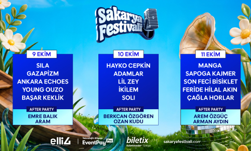 Sakarya Festivali 9-11 Ekim