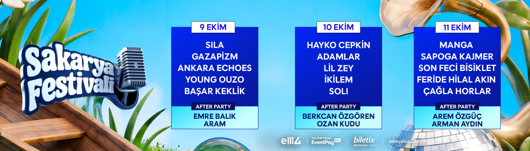 Sakarya Festivali 9-11 Ekim